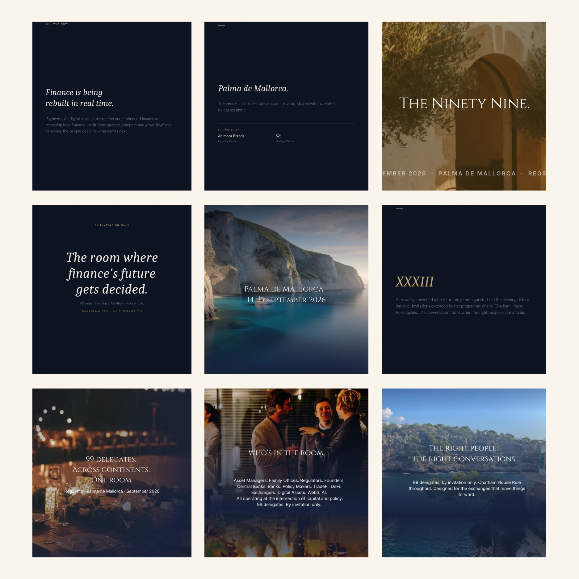 Symposium: social media post grid