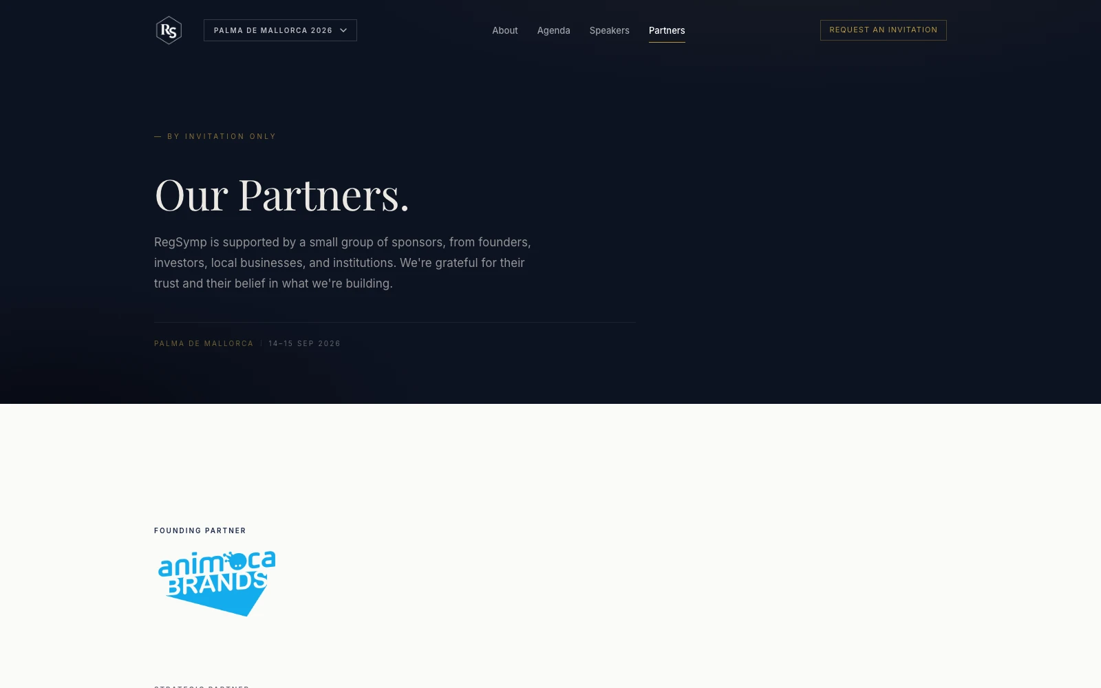 Symposium: partners page